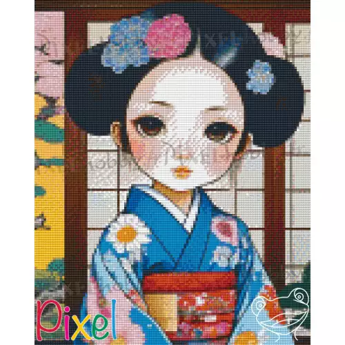 pixelhobby Collection Poupées du monde - Japon