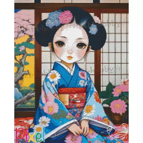 pixelhobby Collection Poupées du monde - Japon