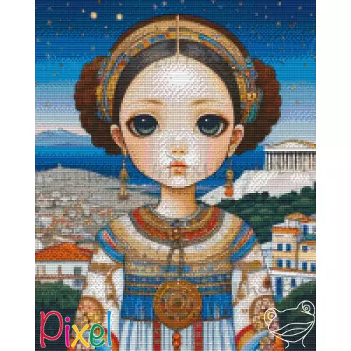 pixelhobby Collection Poupées du monde - Grèce