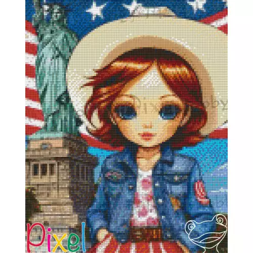 pixelhobby Collection Poupées du monde - USA