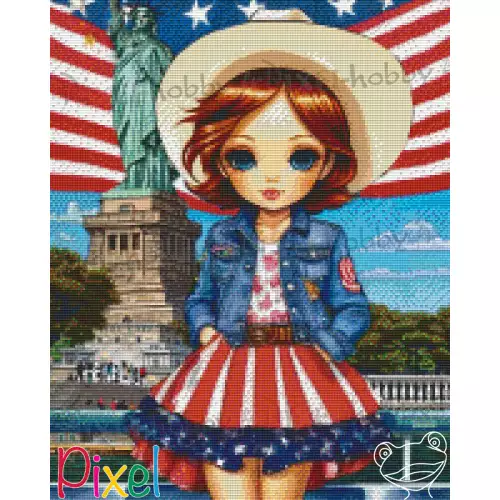 pixelhobby Collection Poupées du monde - USA