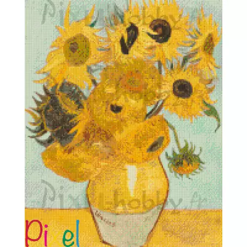 pixelhobby Les grands Peintres - Les Tournesols