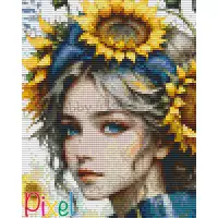 pixelhobby Les grands Peintres - Les Tournesols revisités
