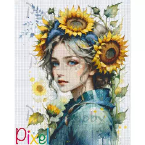 pixelhobby Les grands Peintres - Les Tournesols revisités