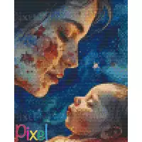 pixelhobby Les grands Peintres - Le Baiser revisité