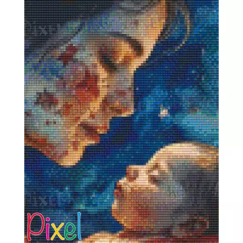 pixelhobby Les grands Peintres - Le Baiser revisité