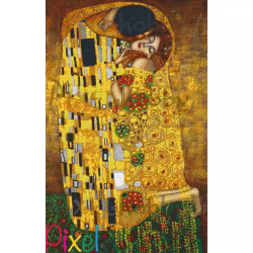 pixelhobby Les grands Peintres - Le Baiser 