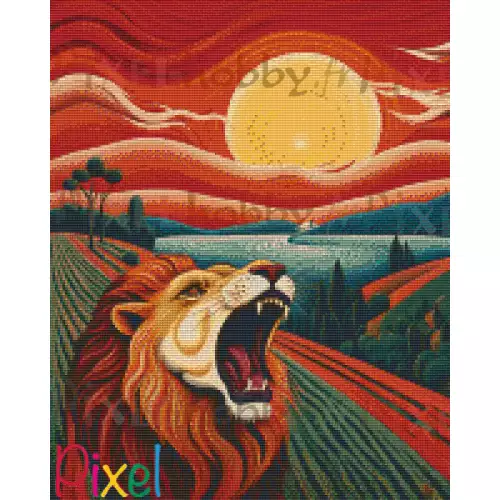 pixelhobby Les grands Peintres - Le Cri revisité