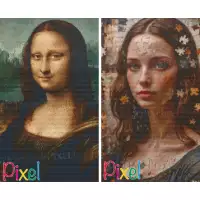 pixelhobby Les grands Peintres - Duo Joconde