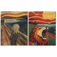 pixelhobby Les grands Peintres - Duo Le cri