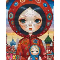 Collection Poupées du monde - Russie pixelhobby Collection Poupées du monde - Russie