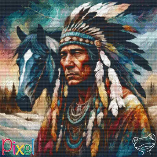 pixelhobby Collection Amériques - Entre ciel et terre