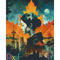 pixelhobby Collection Amériques - Ville-Reine