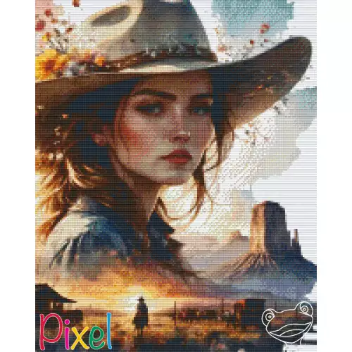 pixelhobby Collection Amériques - Martha Jane Cannary