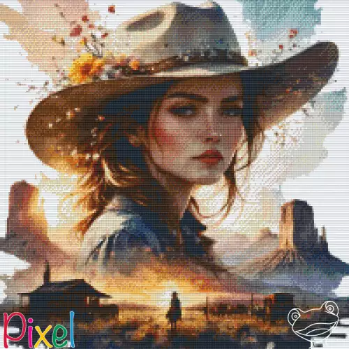 pixelhobby Collection Amériques - Martha Jane Cannary