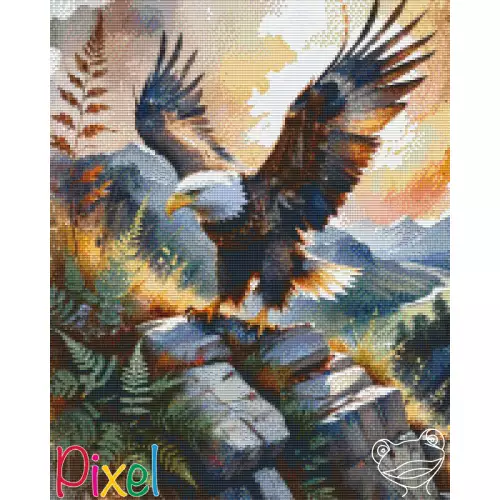 pixelhobby Collection Amériques - Aigle de mer