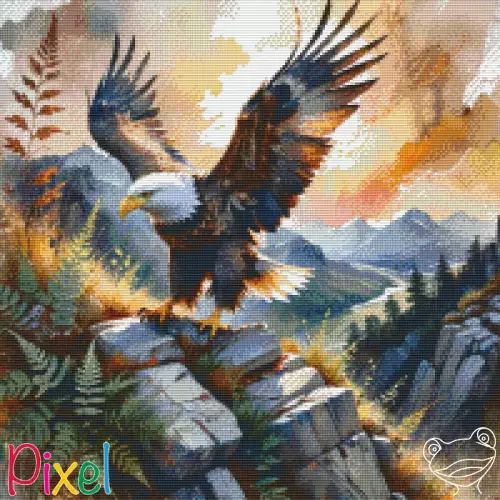 pixelhobby Collection Amériques - Aigle de mer