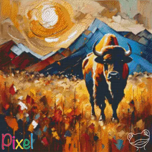 pixelhobby Collection Amériques - Red Dog