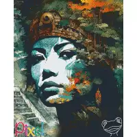 pixelhobby Collection Amériques - Au milieu de la lune