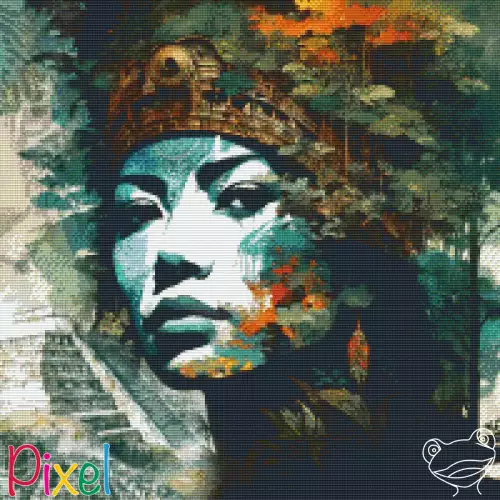 pixelhobby Collection Amériques - Au milieu de la lune