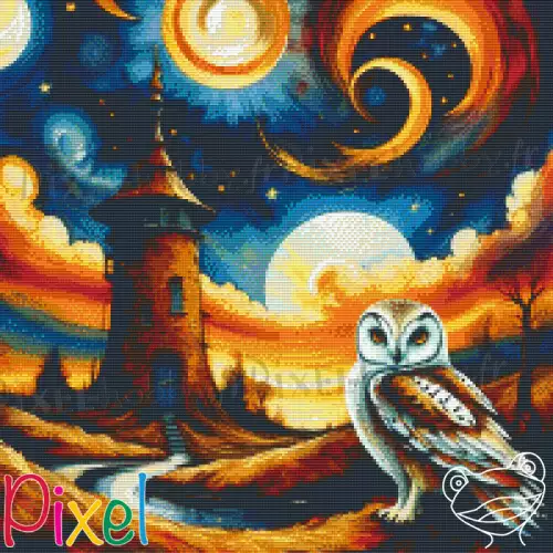 pixelhobby Collection Coup de Patte - Dans la nuit noire