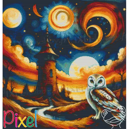 pixelhobby Collection Coup de Patte - Dans la nuit noire