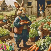 pixelhobby Collection Coup de Patte - Tout blanc ou tout gris