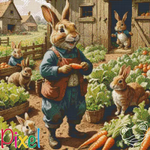 pixelhobby Collection Coup de Patte - Tout blanc ou tout gris