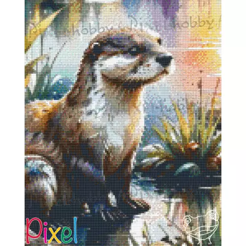 pixelhobby Collection Coup de Patte - Son pelage brillant comme l'onde