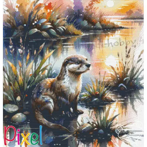 pixelhobby Collection Coup de Patte - Son pelage brillant comme l'onde