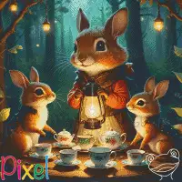 pixelhobby Collection Coup de Patte - Sous le vieux chêne