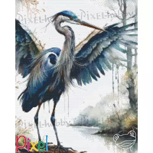 pixelhobby Collection Coup de Patte - Un jour sur ses longs pieds