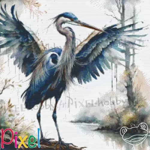 pixelhobby Collection Coup de Patte - Un jour sur ses longs pieds