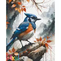 pixelhobby Collection Coup de Patte - Un paon muait