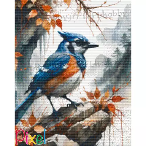 pixelhobby Collection Coup de Patte - Un paon muait