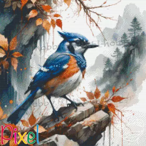 pixelhobby Collection Coup de Patte - Un paon muait