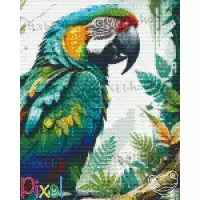 pixelhobby Collection Coup de Patte - Vert-vert 