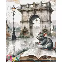 pixelhobby Collection Coup de Patte - Dame souris trotte