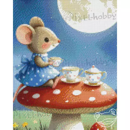 pixelhobby Collection Doudou - La souris qui aimait le thé