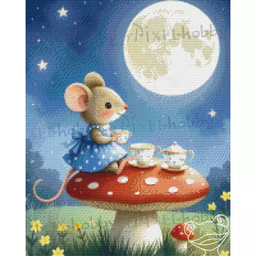 pixelhobby Collection Doudou - La souris qui aimait le thé