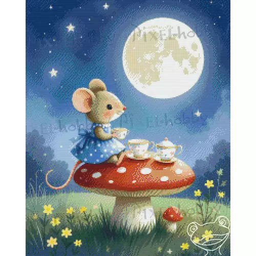 pixelhobby Collection Doudou - La souris qui aimait le thé