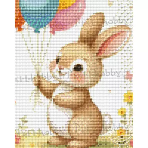 pixelhobby Collection Doudou - Le lapin qui aimait les ballons