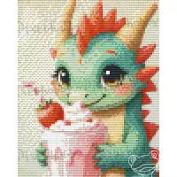 pixelhobby Collection Doudou - Le dragon qui aimait les milkshakes