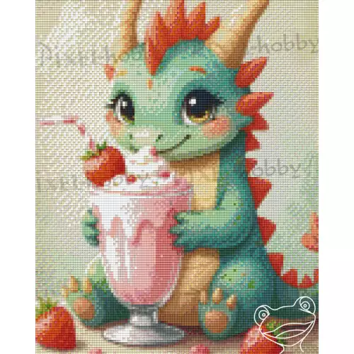 pixelhobby Collection Doudou - Le dragon qui aimait les milkshakes