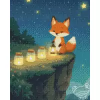 Collection Doudou - Le renard qui aimait la nuit pixelhobby Collection Doudou - Le renard qui aimait la nuit