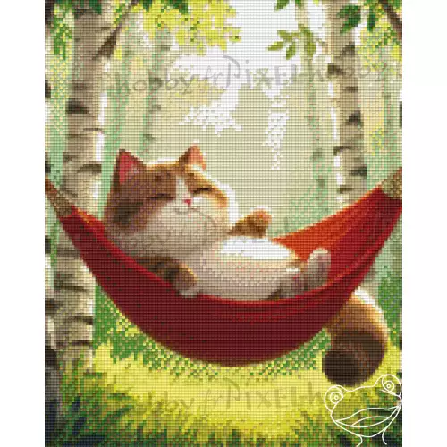 pixelhobby Collection Doudou - Le chat qui aimait dormir