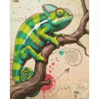 Collection Doudou - Le caméléon qui aimait se montrer pixelhobby Collection Doudou - Le caméléon qui aimait se montrer