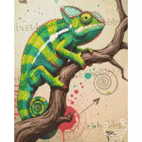 pixelhobby Collection Doudou - Le caméléon qui aimait se montrer