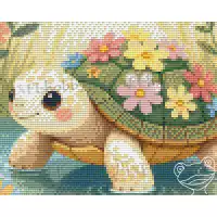 pixelhobby Collection Doudou - La tortue qui aimait les fleurs