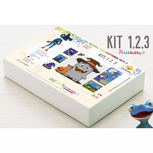 pixelhobby Collection Couleur citrouille - KIT 1,2,3 Classique